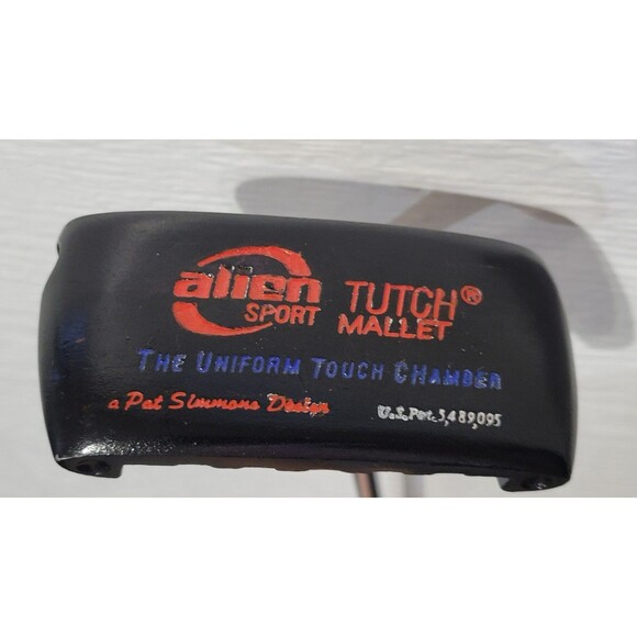 Alien Sport Tutch Mallet The Uniform Touch Chamber Steel Shaft 35" Putter RH - Picture 10 of 16